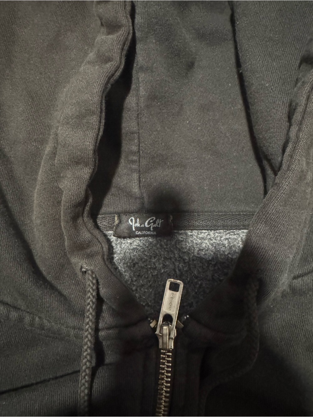 PacSun Black Zip-Up Hoodie Sweater